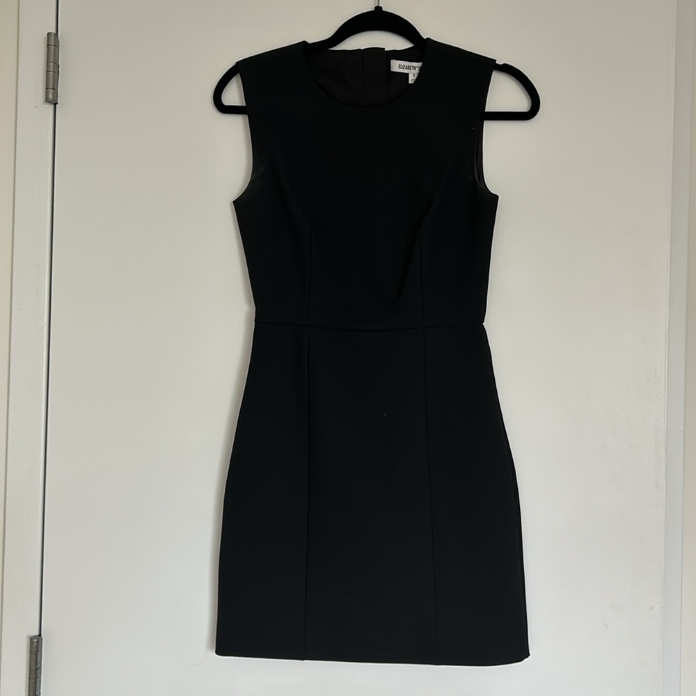 Elizabeth and James Black Cut-Out Sheath Dress - Size 2